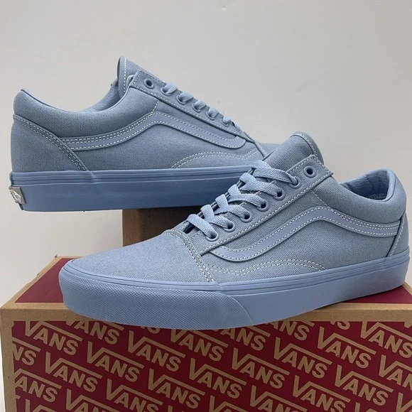 Vans Men’s Sneakers Low-Top Canvas Sneakers Old Skool
Pastel Mono Dusty Blue - Picture 9 of 16